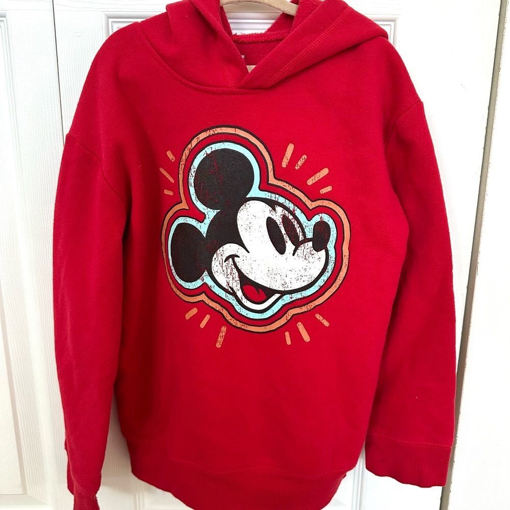 Disney Hoodie Kids Mickey Mouse Sweatshirt Hooded Pocket Travel Vacation Youth 7 - Picture 8 of 8